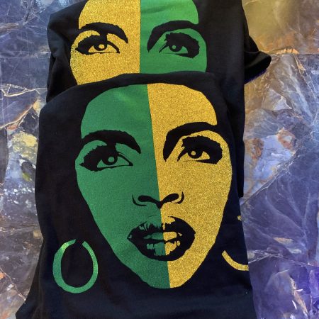 Lauryn Hill (Gold and Green) - T-Shirt
