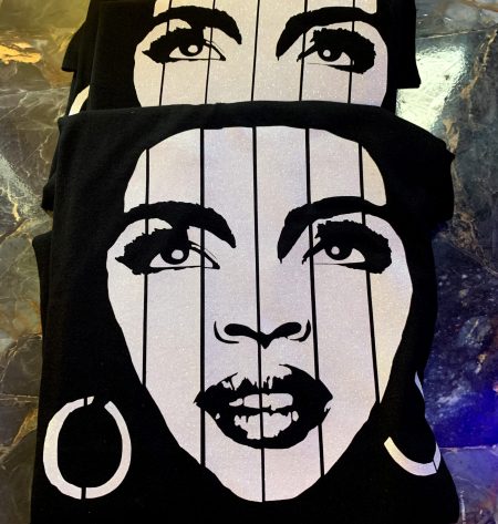Lauryn Hill (White Glitter) - T-Shirt