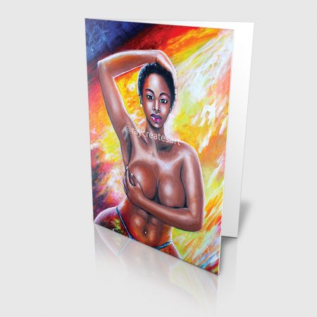Bating In The Sun - Card