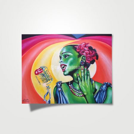 Billie Holiday - Paper Print