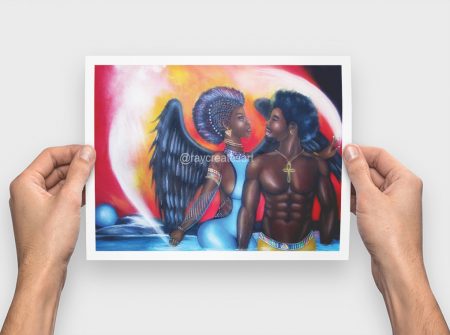Black Angel - Paper Print - Image 2