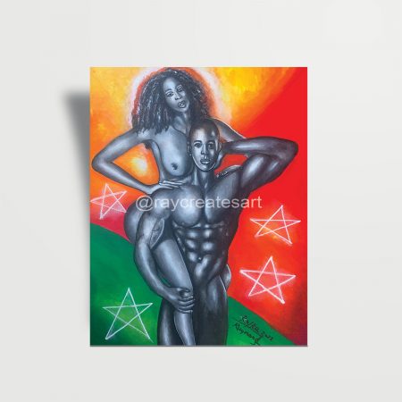 Black Star Power - Paper Print