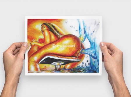 Dripping Wet - Paper Print