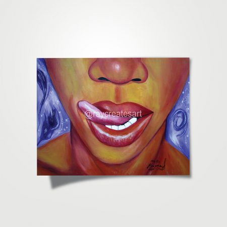 Follow My Lips - Paper Print