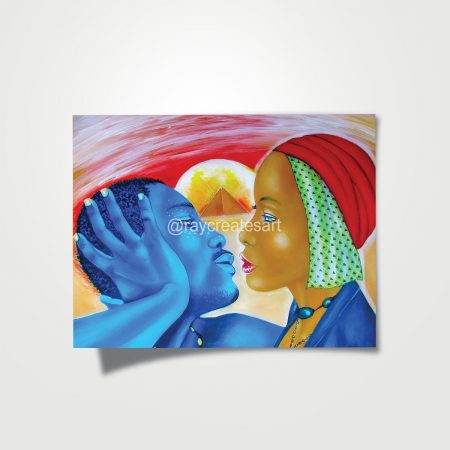 Indigold - Paper Print