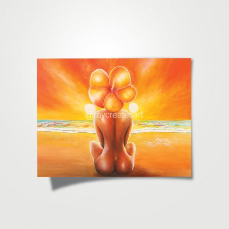 Naked Nature Nurtures - Paper Print