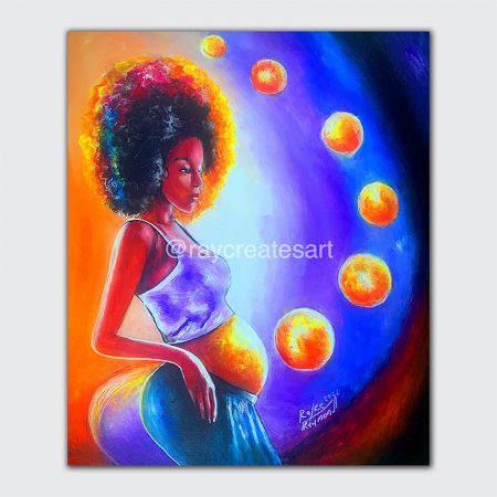Seven Spheres Of Light - Canvas