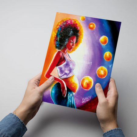 Seven Spheres Of Light - Paper Print - Image 2