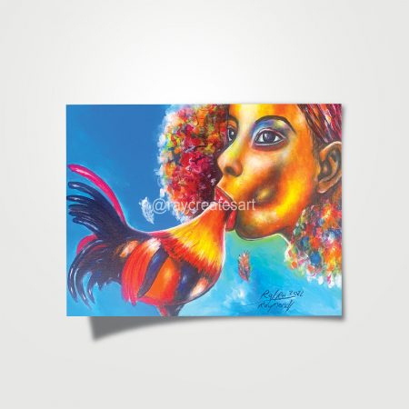 Year Of The Cock - Paper Print