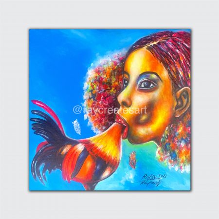 Year Of The Cock - Canvas