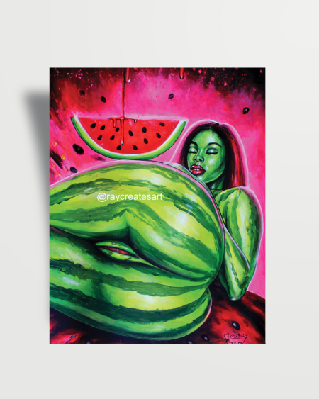 Watermelon Splash - Paper Print
