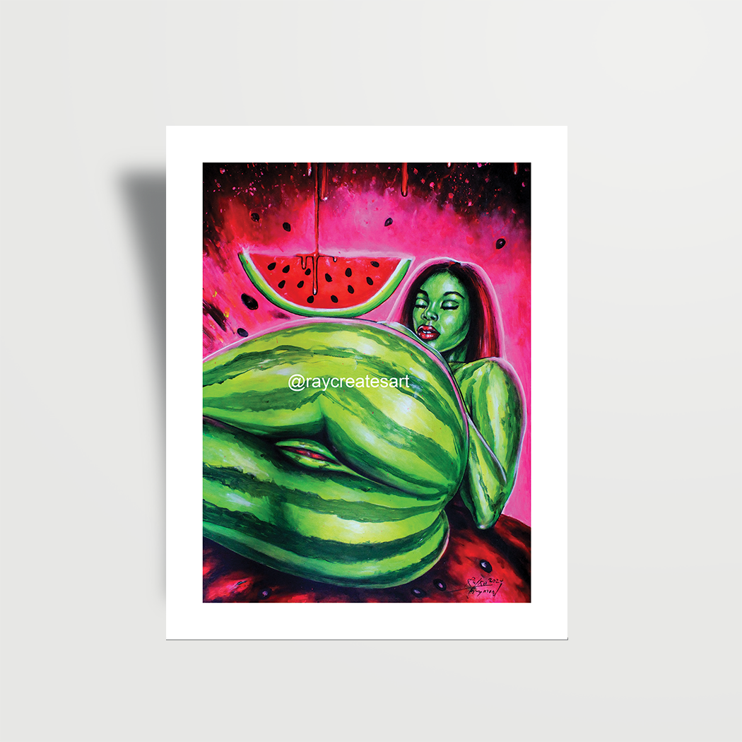 Watermelon Splash - Paper Print - Image 2